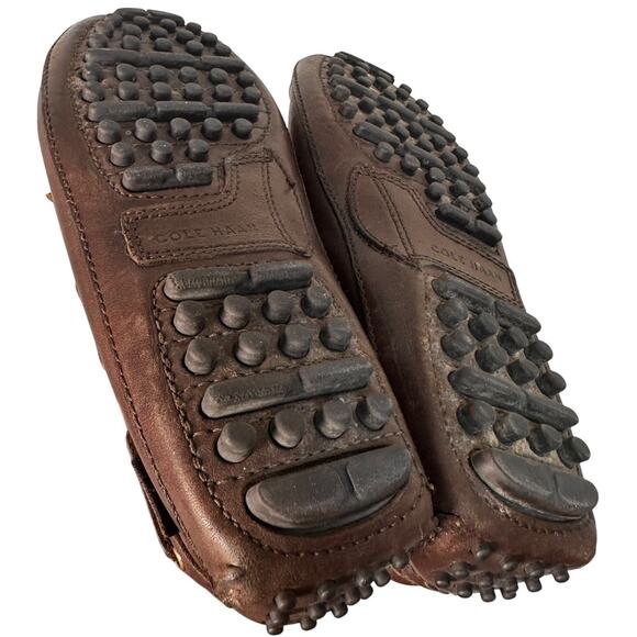 Cole Haan Grant Canoe Camp Moc Mens Sz 8 M Slip On Loafer Moro Brown Leather EUC - Picture 4 of 16